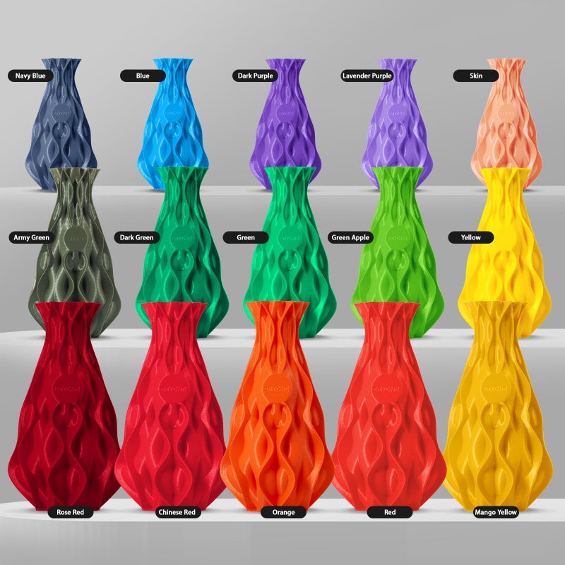 ERYONE PLA Filament 1.75mm, 3D Printer Filament PLA, +/-0.03mm, 1kg(2.2lbs)/Spool, Orange - Image 3